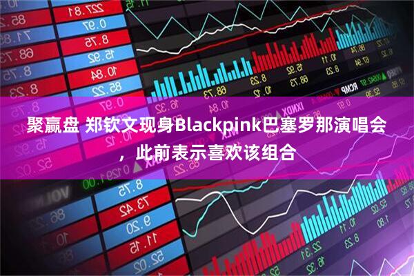 聚赢盘 郑钦文现身Blackpink巴塞罗那演唱会，此前表示喜欢该组合