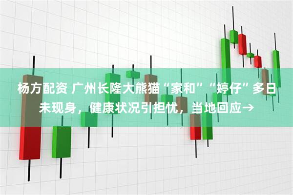 杨方配资 广州长隆大熊猫“家和”“婷仔”多日未现身，健康状况引担忧，当地回应→